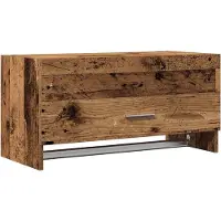 vidaXL Armoire imitation bois ancien 70x32,5x35 cm Bois composite