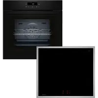 NEFF Backofen-Set, Einbau, B2CCJ7AK3 + T46SBE1L0, Backofen, Induktionskochfeld, BTX46PIB0