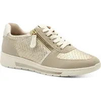 Jana Softline Largeur H Chaussure à lacets sportive Beige en taille 38