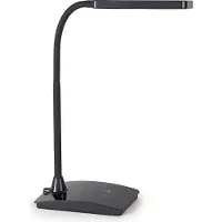 MAUL Lampe de bureau LED MAULpearly - tactile à 3 niveaux - pivotant et inclinable - 320 lm - noir