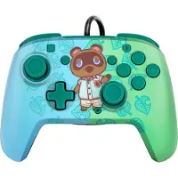 PDP Faceoff Deluxe Animal Crossing Nintendo Switch Controller Vert