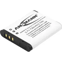 Ansmann LI-50B, batterie de rechange pour appareils photo Olympus (Batterie de l'appareil photo), Alimentation pour appareil photo, Noir
