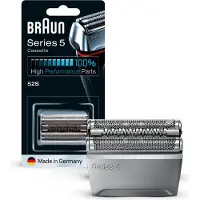 Braun Kombipack "Cassette", argenté, modèle 52S, couleur argent