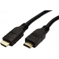 Value - Câble HDMI avec Ethernet - HDMI mâle pour HDMI mâle - 10 m - blindé - noir - support 4K