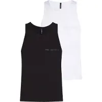 Karl Lagerfeld Maillot de corps noir / blanc