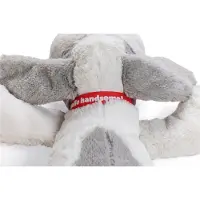 Beeztees Peluche à coeur XL - Ties - Blanc - 48 x 46 x 11 cm