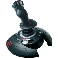 Thrustmaster Joystick Flight Stick X PC PS3 (PC, PS3), Manette, Argent, Noir, Rouge, Multicolore