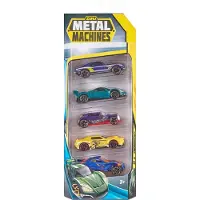 Zuru Metal Machines 6709, Ensemble de véhicules, 3 ans, Métal, Plastique, Multicolore