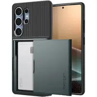 Spigen Coque Slim Armor Samsung Galaxy S25 Ultra - Abyss Green