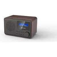 Roadstar HRA-700D+/WD Radio portable Vintage Digital DAB / DAB+ / FM, sur secteur ou sur piles Bois