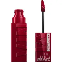 Maybelline SuperStay Vinyl Ink Long Lasting Liquid Lipstick Shine Finish 47ml (Various Shades) - 55 Royal