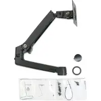 Ergotron Lx Dual Stacking Arm Extension And Collar Kit Matte Black