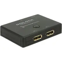 DeLOCK 18750 Umschalter Displayport 2-1 bidirektional 4K 60Hz