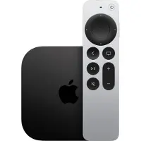Apple TV 4K, , A15, 64 Go, AVC, H.264, HEVC, M4V, MP4, MPEG4, AAC, AC3, AIFF, EAC3, FLAC, HE-AAC, MP3, MP3 VBR, WAV, GIF, HEIF, JPEG, TIFF