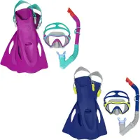 Multimarca Kit De Plongée Des Jeunes Croisés