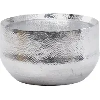 FineBuy table basse en aluminium 60x60x35 cm table de salon table marteau | Design table basse ronde en aluminium oriental | Ma