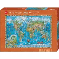 Heye Puzzle 2000 pièces Amazing World 29846