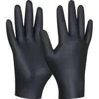 Gebol Einweghandschuhe Black Nitril Ultra Strong L (L)