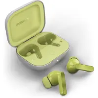 Lenovo Écouteurs sans fil - - Buds Vert olive - Bluetooth 5.3 - Réduction active de bruit - IPX4