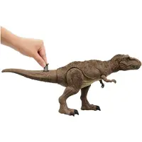 Mattel Jurassic World Attaque frénétique du T-Rex de la théorie du chaos avec sons HXF53