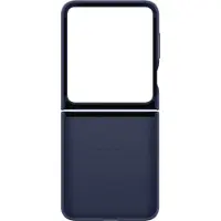 Samsung Galaxy Z Flip 6 Back Cover Silicone Anneau Bleu Foncé