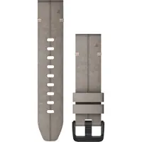 Garmin bracelet de remplacement QuickFit20 cuir velours gris/gris