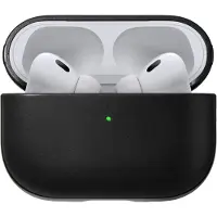 Nomad , housse pour Airpods Pro 2 Modern Leather Robust avec point d'attache, noir