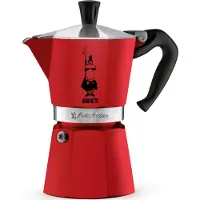 Bialetti Moka Express 6 tasses rouge