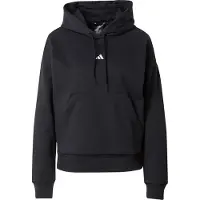 Adidas Sweat de sport 'ESSENTIALS SMALL LOGO FEEL COZY' noir / blanc