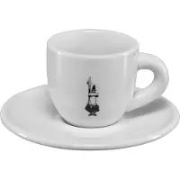 Bialetti Tasse à moka Omino avec soucoupe