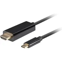 Lanberg Câble USB C vers HDMI CA-CMHD-10CU-0005-BK