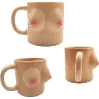 Thumbs Up - Mug Boob, Tasse, Beige