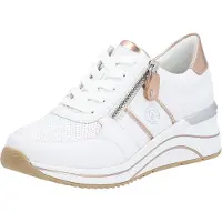 Remonte Baskets basses or / argent / blanc