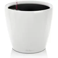 Lechuza Pot de Fleurs Auto-Arrosant Lechuza en Blanc - 49,5 x 46,5 cm Plastique