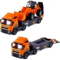 Polesie Camion Volvo avec bulldozer Orange/Noir