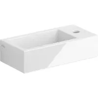 Clou Flush 3 lave-mains 36x18x9cm trou de robinet à droite Céramique Blanc CL/03.03030-2