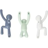 Umbra Set de 3 patères Buddy - pastel