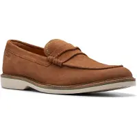 Clarks Atticus Mocassins en daim, marron 45 EU