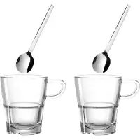 Leonardo Tasse à macchiato Leonardo Senso 250 ml Cups Spoons (6 pièces)