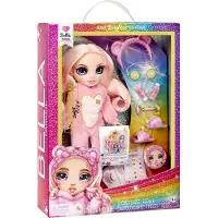 Rainbow High - Lalka Bella na przyjęcie w piżamie 22 cm z akcesoriami premium