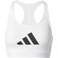 Adidas Powerreact Big Logo Graphic Sports Bra Blanc M Femme