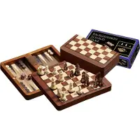 Philos Jeu d'échecs-backgammon-dame