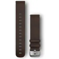 Garmin Vivomove HR Bracelet en Cuir Marron Foncé L