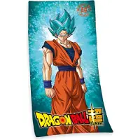 MCU Dragon Ball Goku Saiyan God Saiyan Son 150x75 Cm Multicolore