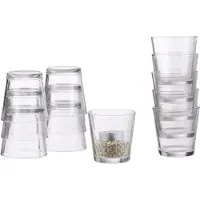 Relaxdays Set de verres à bougie chauffe-plat