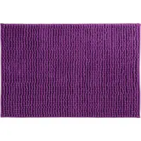 MSV Tapis de bain Microfibre CHENILLE 60x90cm Violet