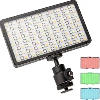 Walimex Rainbow LED RGBWW Pocket, Lumière continue, Noir