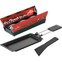 Kuhn Rikon Set à raclette Mini, Appareil à raclette, Rouge, Noir