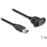 DeLOCK Câble SuperSpeed USB 5 Gbps mâle vers femelle 1m à encastrer sw