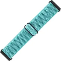 Cover-Discount Fitbit Versa 4 / Sense 2 - Bracelet de remplacement en nylon bleu clair (Nylon), Sangles de montre, Bleu